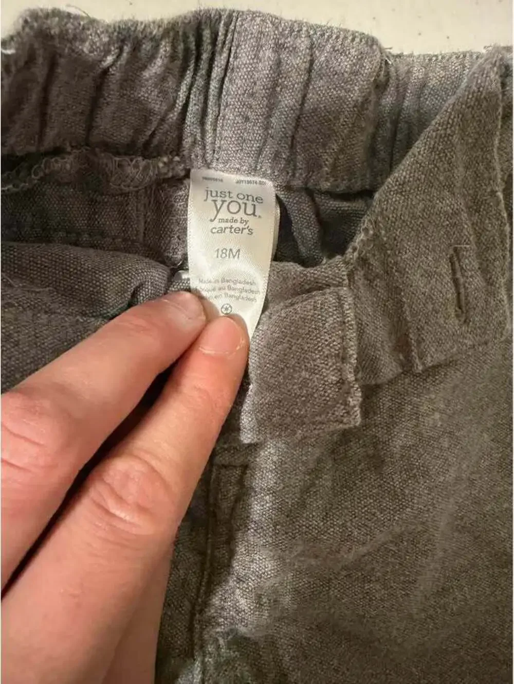 Just One You by Carter's 18M Blue Shirt and Grey Pants Set